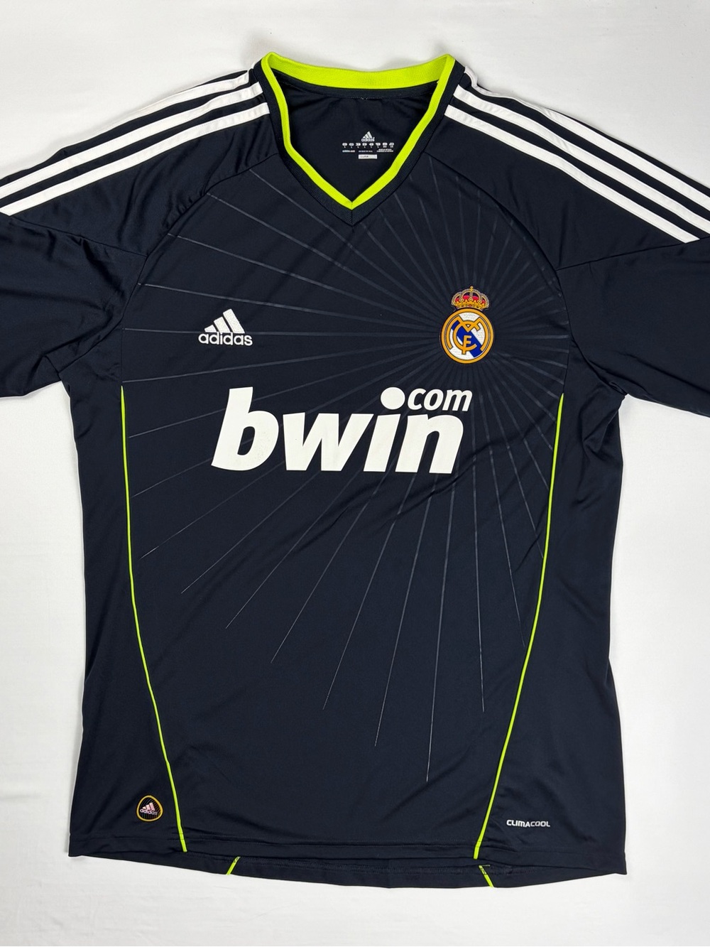 Adidas Real Madrid 2010/11 Away Jersey Bwin La Liga Football Shirt Men’s L